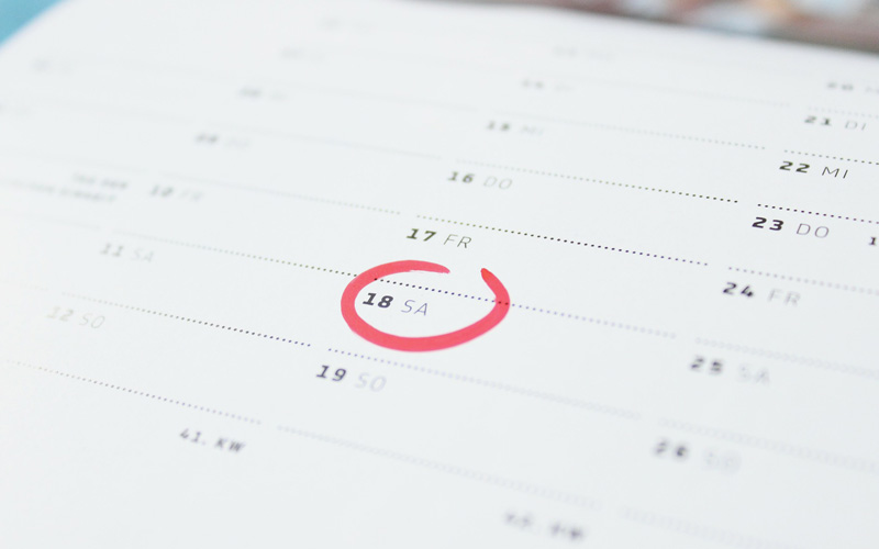 Calendar of Events
